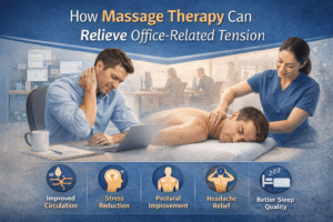 5 Benefits of Regular Massage Therapy for Office Workers and Chronic Tension